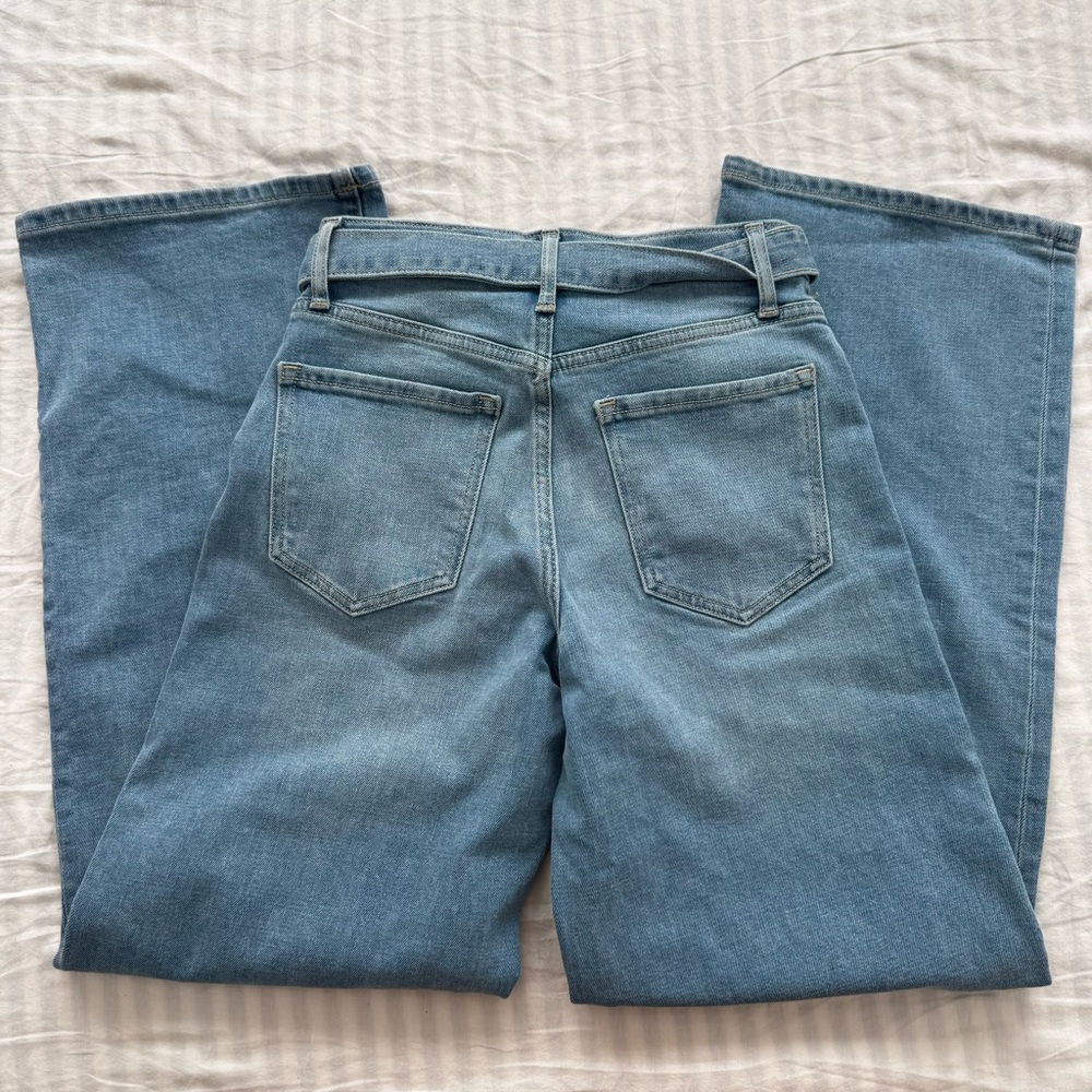 Banana Republic Light Blue Denim Wide Leg Jeans - Picture 2 of 8